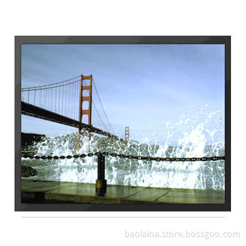 Metal 19 inch CCTV LCD monitor BNC input anti-static, anti-magnetic field, anti-interference